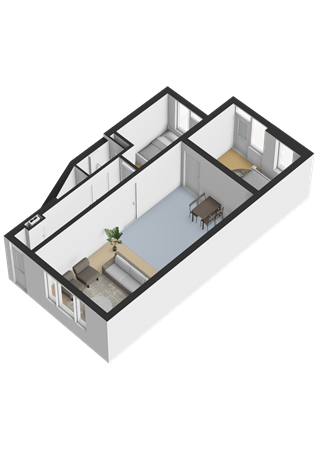 Plattegrond - De Lannoystraat 5, 4381 VT Vlissingen - Begane grond - 3D.png